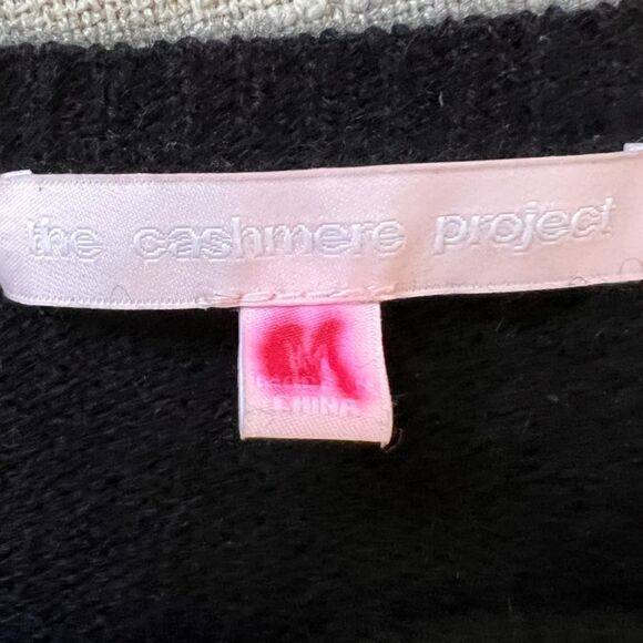 The Cashmere Project Black Cashmere Embellished Sweater - Picture 4 of 8